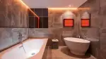 Infrarotheizung im Badezimmer