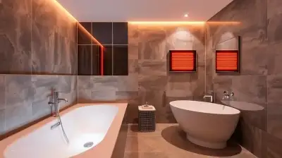 Infrarotheizung im Badezimmer