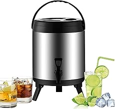 Spender für kalte Getränke – tragbarer Thermospender, Camping-Küchenzubehör für Kühlschra…