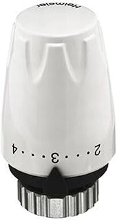 TA Heimeier 6700-00.500 Thermostat-Kopf DX mit eingebautem Fühl Skalenhaube weiß RAL 9016