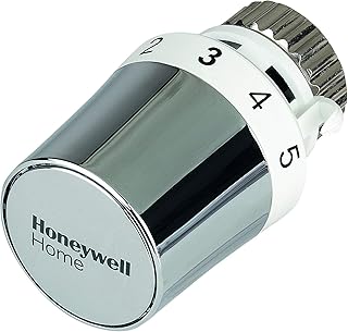 Honeywell Home Thermostat-Heizkörperkopf Thera-5 – M30 x 1,5, Chromdesign, Flüssigkeitssensor…