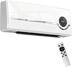 HOMCOM Heizlüfter zur Wandmontage 2000W Keramik-Wandheizung mit Ventilator, Fernbedienung, 2 Hei…