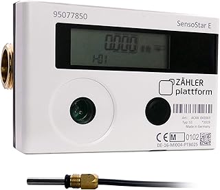 Wärmezähler Eichung 2025 Wärmemengenzähler WMZ Einstrahl Nenndurchfluss Qn 1,5 m³/h, Anschlu…