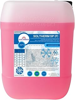 Solarflüssigkeit 20 l rot Gemisch bis -32° C Frostschutz, Solarfluid, Solarliquid, Wärmeträge…