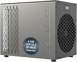 STEINBACH Wärmepumpe Silent Mini – 049310 – Inverter Wärmepumpe für Pools bis 20.000 l –…