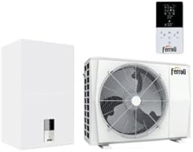 Ferroli Hybrid-Wärmepumpe FRL0XHK8GWA Omnia S 3.2 Hybrid 28C, 8 kW, Außeneinheit + Inneneinheit…