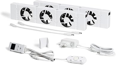 SpeedComfort Heizkörper Ventilator mit Control Sensor – Duo-Set (2X) – Bis zu 22% Energieeinspar…