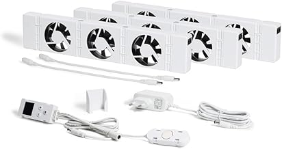 SpeedComfort Heizkörper Ventilator mit Control Sensor – Trio-Set (3x) – Bis zu 22% Energieeinspa…