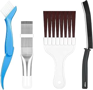 4 Stück Kondensator Reinigungsbürste Anzug,Klimaanlage Kondensator Flosse Kamm,Lamellenkamm Spa…