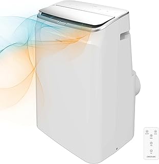 Cecotec Tragbare Klimaanlage mit Fernbedienung und Wärmepumpe ForceClima 12600Heating. 12000 BTU…