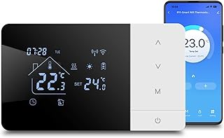 WiFi Programmierbares Thermostat für Gaskessel, Heizung und Kühlung Smart-Temperaturregler für…