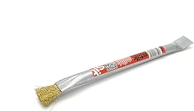 S&M 862465 PuliPellet Stahlschaber und Pinsel für Pelletöfen | Länge 240 mm | Teerschaber & En…