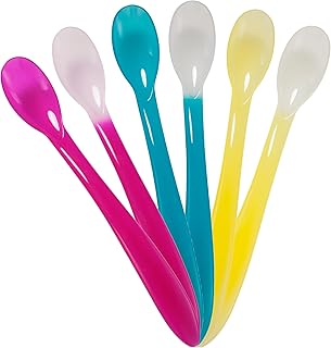 dentistar Wärmesensor Baby Löffel – 6er Set – Beikost Zubehör für Babybrei – Feeding Baby…