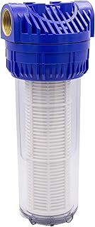 VARIOSAN Vorfilter (10 Zoll) für Pumpen und Hauswasserwerke 18434, 1″ Innengewinde, 8 bar, 6.000…