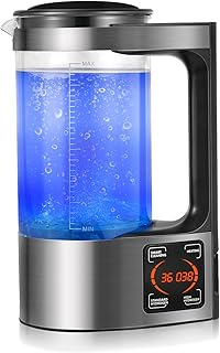 Wasserstoffgehaltener Wassergenerator, 2 l, tragbar, wasserstoffreich, mit PTC-Heizung, LED-Bilds…