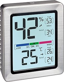TFA Dostmann EXACTO Digitales Thermo-Hygrometer, 30.5047.54, Luftfeuchtigkeit, Temperatur, gesund…