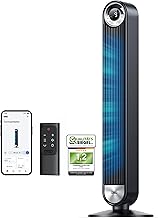 Dreo Smart Leiser Turmventilator mit Kühlung, 106cm WiFi Alexa Tower Fan, 90° oszillierender Ve…