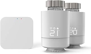 Hama Smartes Heizkörperthermostat, Starter-Set 2 St. mit Hub (Heizungssteuerung WLAN, Smart Home…