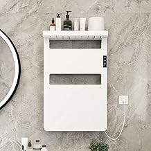 byecold Badheizkörper 90×46 cm Bad Heizkörper mit Ablage, Touchschalter Timer,Handtuchhalter He…