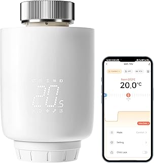 DEWENWILS Smartes Heizkörperthermostat WiFi, Programmierbar Heizungsthermostat, Heizungssteuerun…