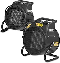 HECHT Keramik Heizstrahler (NEU) – Tragbare Heizer mit 2000W oder 3000 Watt – Thermostat – …