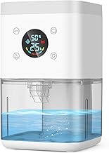 Luftentfeuchter Elektrisch, 1800ml Raumentfeuchter Leise Dehumidifier Mit Funktion Abtauen & Inte…
