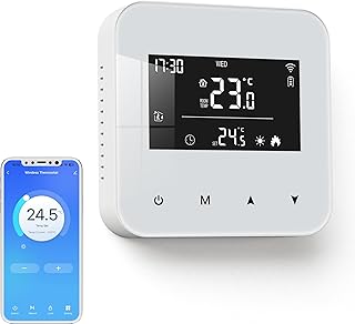Beok WiFi Thermostat Für Gaskessel, Tuya Smart Raumthermostat Thermostate Heizung Digital LCD-An…
