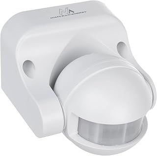 Maclean MCE358 Infrarot-Bewegungssensor 180° PIR-Bewegungssensor mit Dämmerungssensor Infrarot …