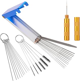 Vergaser Reiniger Set Auto Motorrad Reinigungsset Düsenreinigungsnadeln 13 Reinigungsset 10 Rein…