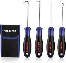 WORKPRO 4-Teiliges Mini Pick und Haken Set, Präzision Automobil Pick Werkzeug Set zum Entfernen …