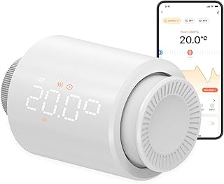 Smart Heizkörperthermostat WLAN – Programmierbares Heizkörperventil mit Tuya-Fernbedienung, T…