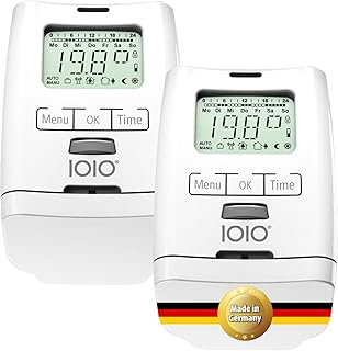 2 Stück IOIO Elektronisches Heizungsthermostat HT 2000 | Heizkosten sparen bis 30% | Made in Ger…