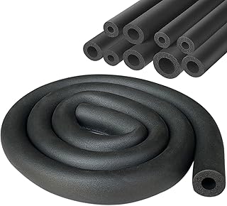 Rohrisolierung Schaumstoff Ø 6mm Rohrdämmung Isolierung Rohr Schwarz für Heizung Sanitär Heiz…