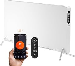LEBENLANG Heizkörper Elektroheizung Energiesparend – Inkl. WiFi & APP, Fernbedienung I Stand & W…