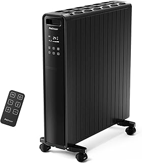 Pro Breeze 2000W Öko Radiator – Heizkörper elektrisch mit 24h Timer, Fernbedienung, Thermostat …
