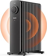 PELONIS 2500W Ölradiator Energiesparend, 13 Rippen Elektroheizung, Mobile Elektro Heizkörper mi…