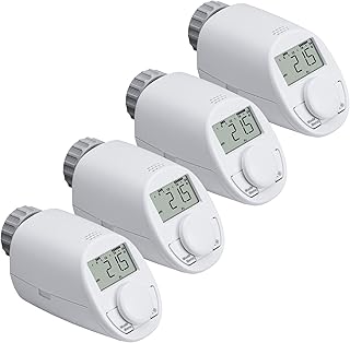 Heizkörperthermostat Modell N, neues leises Modell mit Boost Funktion (4-er Set)