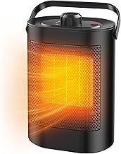 Heizlüfter Energiesparend,1500W PTC Keramik Heizung Elektrisch,3-Stufen-Modus, Überhitzungs- & …