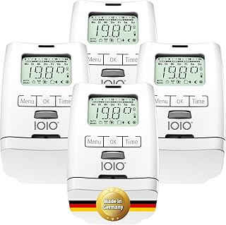 4 Stück IOIO Elektronisches Heizungsthermostat HT 2000 | Heizkosten sparen bis 30% | Made in Ger…