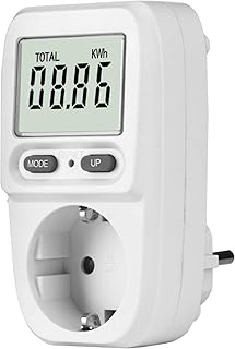 MECHEER Stromverbrauchsmesser Energiekostenmessgerät Stromzähler für Steckdose, Energiemessger…