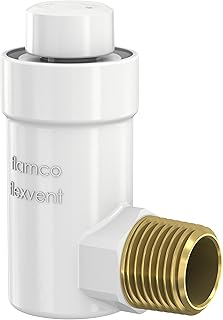 Flamco Flexvent H R1/2 weiß | Automatischer Schnellentlüfter für Heizungs- und Klimaanlagen- 2…