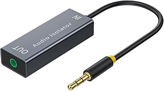 Entstörfilter, Ground Loop Isolator 3,5 mm Audiokabel für Auto Audio/Heim Stereo System/Bluetoo…