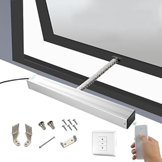 Automatischer Fensteröffner, elektrischer Kettenantrieb, 300-1000 mm Reise, Wandschalter + Fernb…