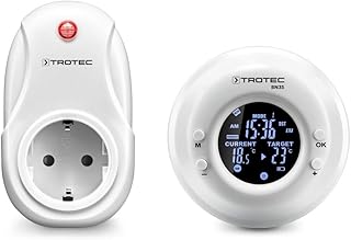 TROTEC Funk-Thermostat mit Zeitschaltuhr BN35 | Konstante Temperatur | Thermostat für Heizung, K…