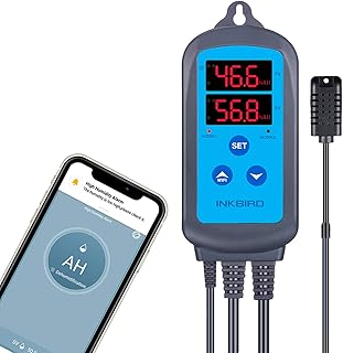 Inkbird IHC-200-WIFI Feuchtigkeitsregler mit kostenloser App für Gewächshaus, Garten, Keller, G…