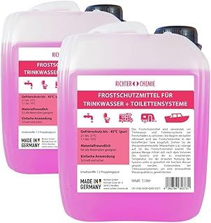 Richter Chemie Frostschutzmittel für Trinkwasser- und Toilettensysteme im 5L-Kanister – Frosts…
