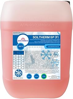 Solarflüssigkeit 25 l rot Gemisch bis -32° C Frostschutz, Solarfluid, Solarliquid, Wärmeträge…
