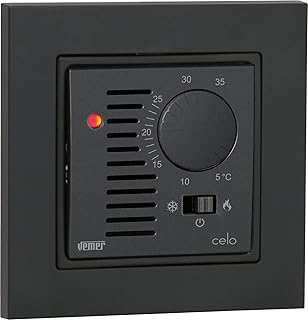 VEMER VE789401 CELO INT – Raumthermostat & Heizungsthermostat 230V für Heizkörper, Fußbodenh…