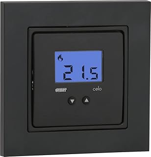 VEMER VE780301 CELO LCD INT – Digitales Raumthermostat & Heizungsthermostat 230V für Heizkörp…