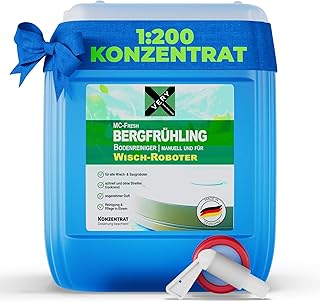 MC-Fresh Bodenreiniger BERGFRÜHLING, 5L, auch für Saugwischer | 1:200 Konzentrat | für alle Na…